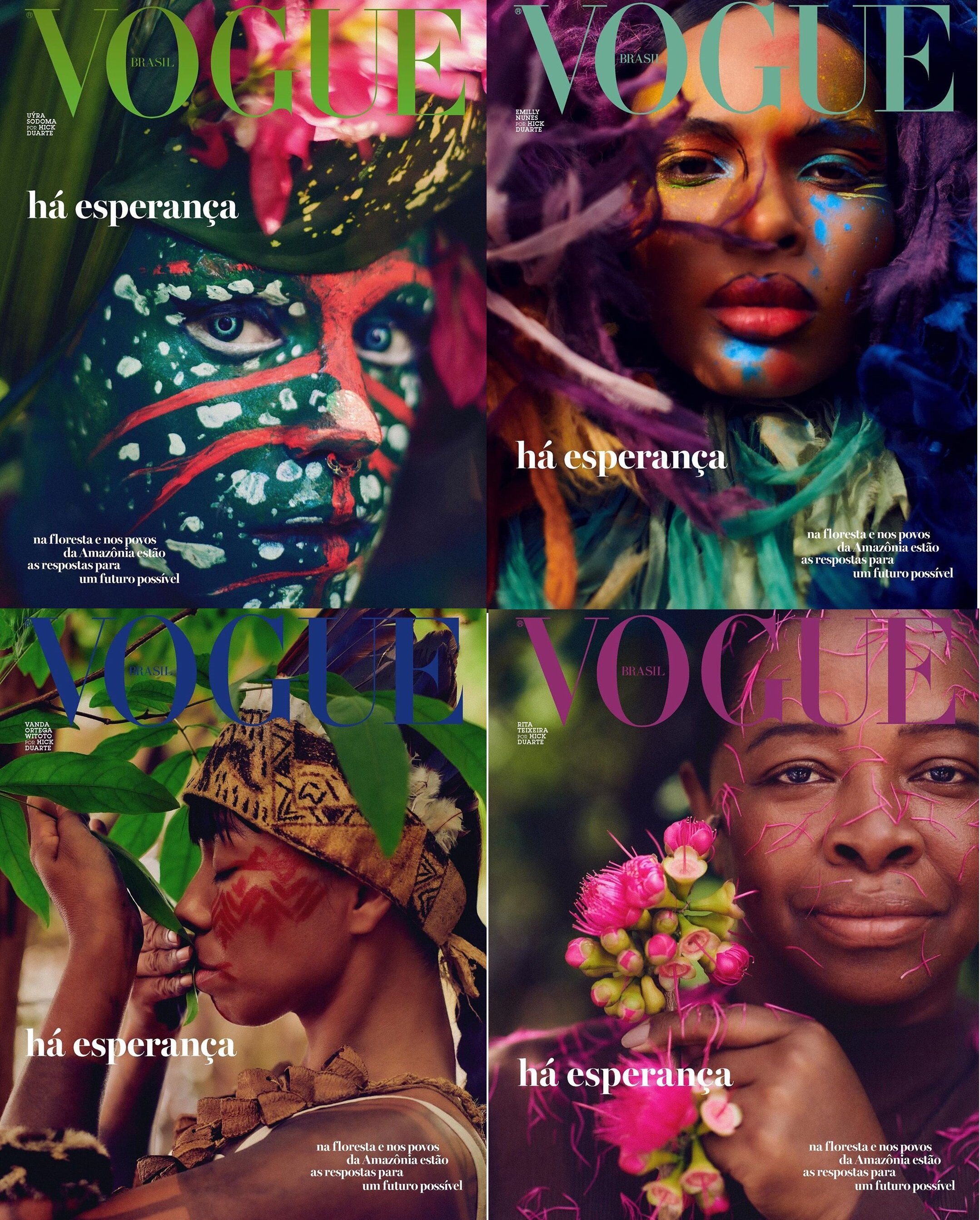 女性情報誌 Vogue Brasil Magazine January 2022 Photographer Hick Duarte Honors Amazon Activists in Exquisite